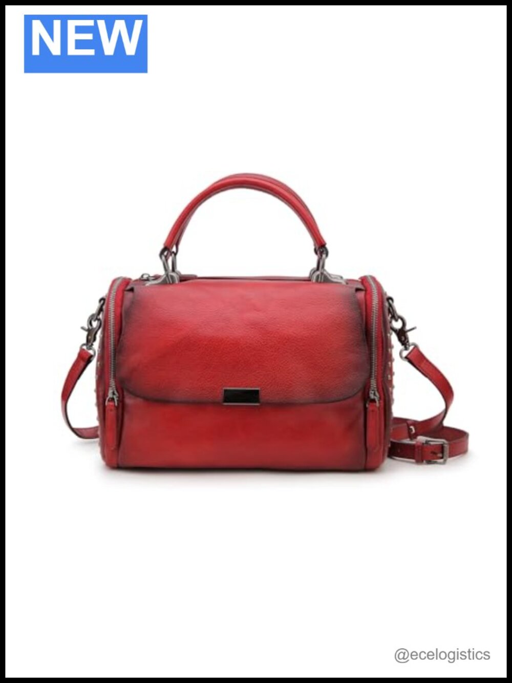 Genuine Leather Satchel Shoulder Crossbody Bag Ladies Purse Handbag
